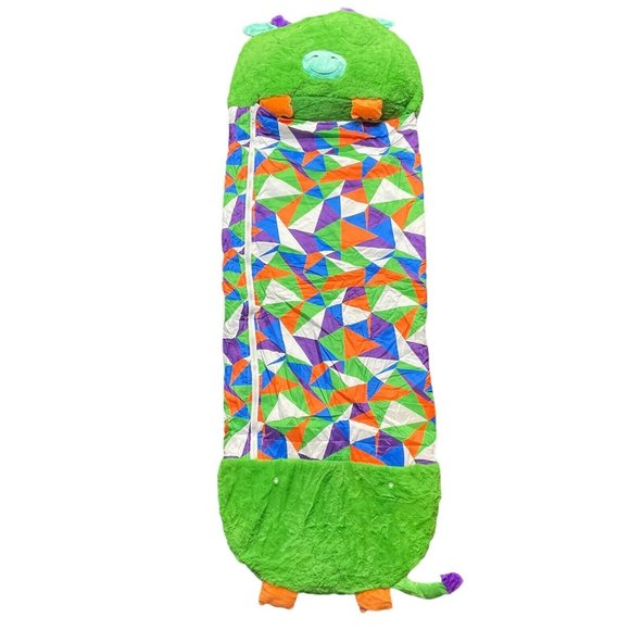 Happy Kids Other - Happy Nap Kids Sack Pillow Blanket Comfy Sleeping Bag Green Dragon New